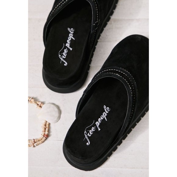 FREE PEOPLE Milo Everyday Mules / Black NIB - Picture 4 of 10